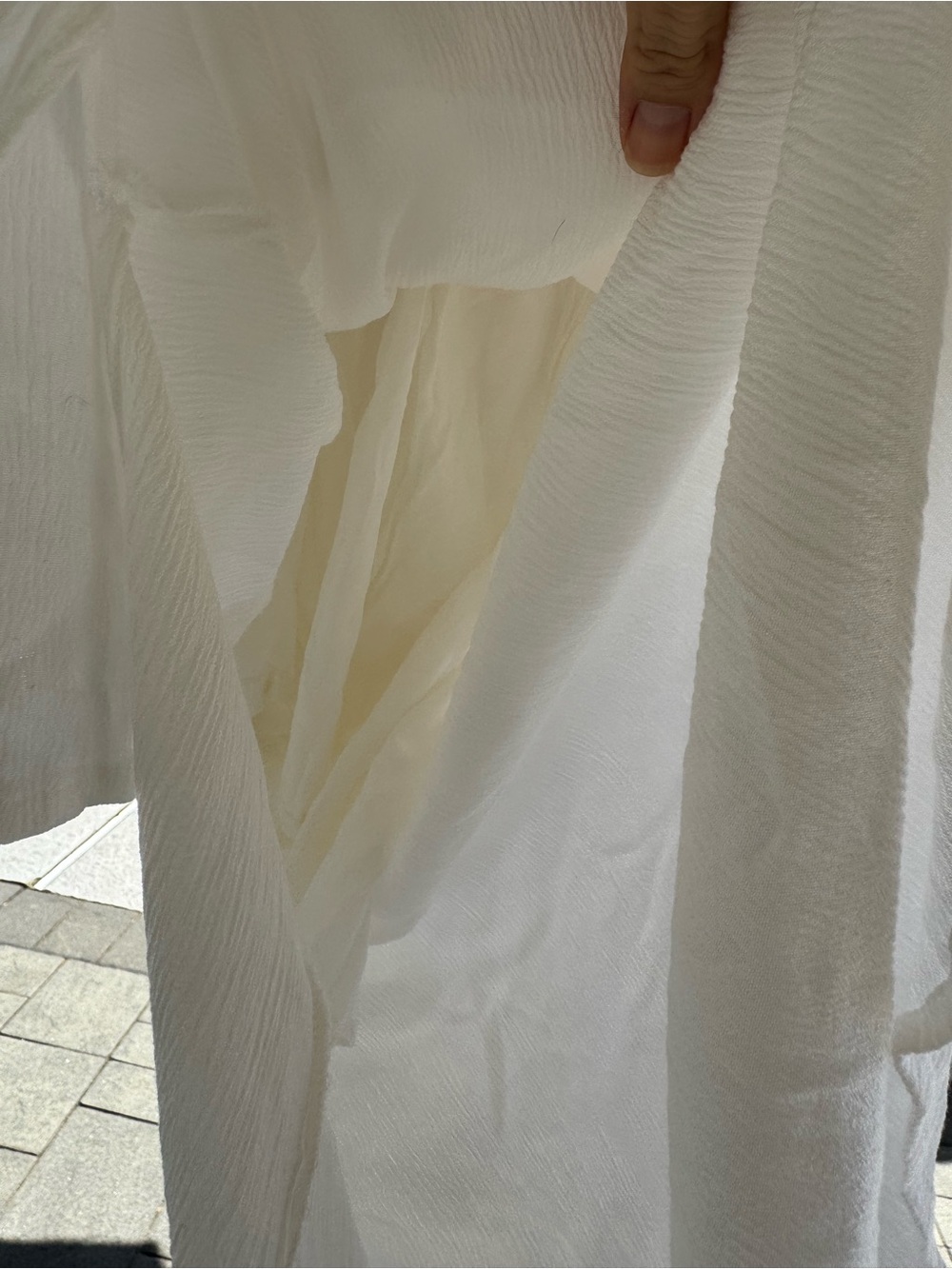 Forever 21 Cream Twist-Front V-Neck Maxi Dress - Picture 8 of 9